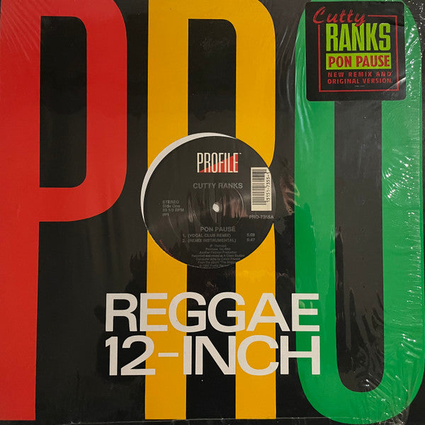 Cutty Ranks : Pon Pause (12")