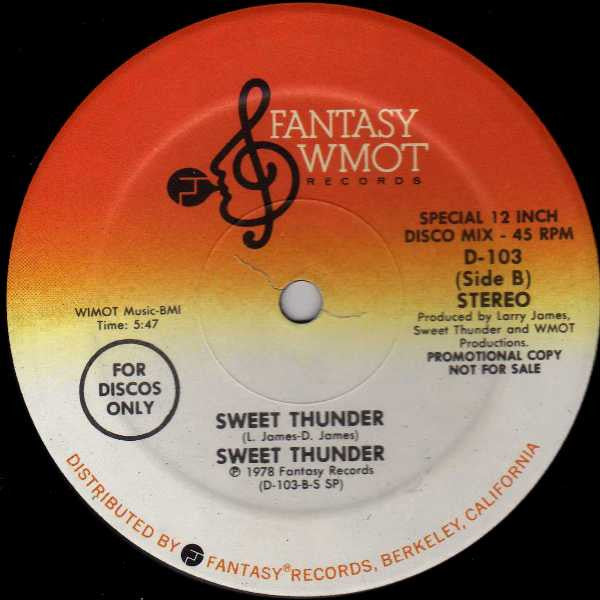 Sweet Thunder : Everybody's Singin' Love Songs (12", Promo, Spe)