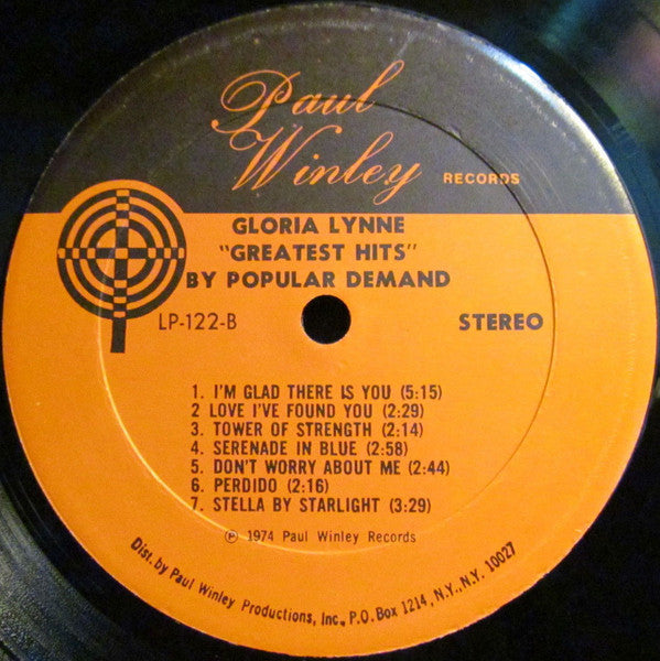 Gloria Lynne : Greatest Hits By Popular Demand ! (LP, Comp)