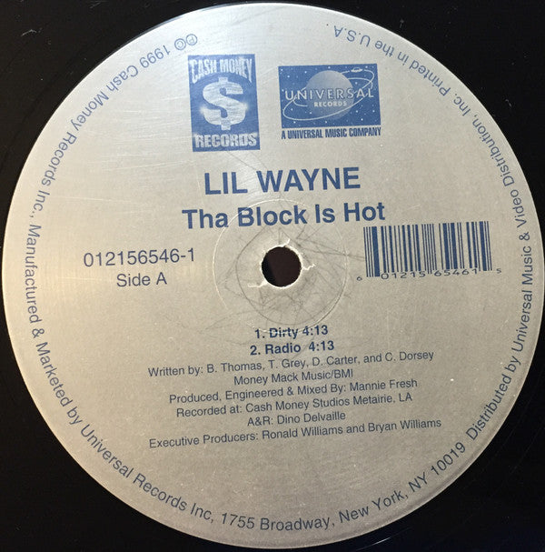 Lil Wayne : The Block Is Hot (12")