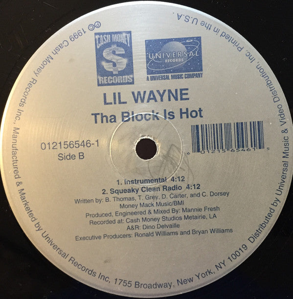 Lil Wayne : The Block Is Hot (12")