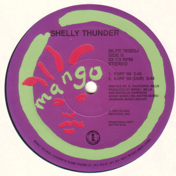 Shelly Thunder : Break Up (12", Promo)