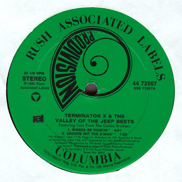 Terminator X & The Valley Of The Jeep Beats* : Wanna Be Dancin' (12", Single)