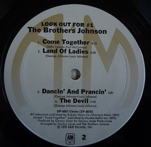 The Brothers Johnson* : Look Out For #1 (LP, Album)