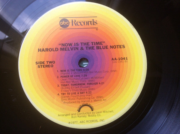 Harold Melvin & The Blue Notes* : Now Is The Time (LP, Album, Ter)