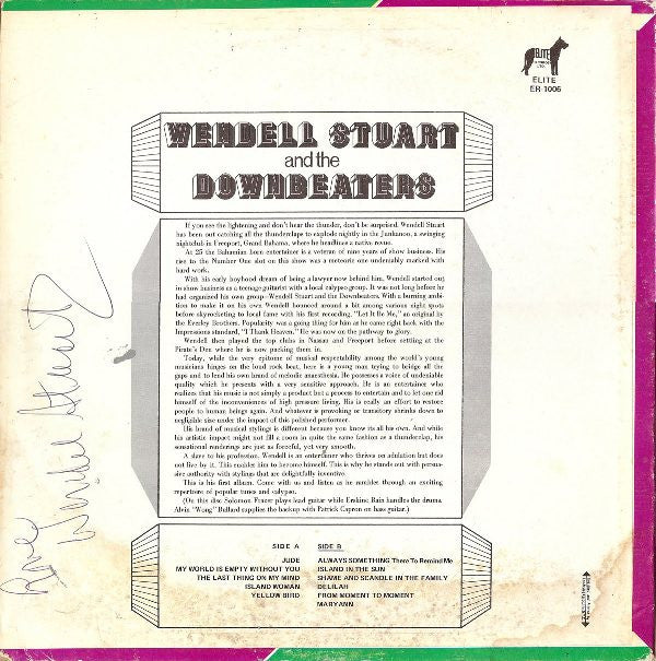 Wendell Stuart And The Downbeaters : Wendell Stuart And The Downbeaters (LP, Album)