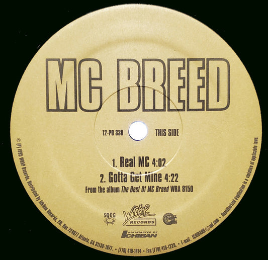 MC Breed : Real MC (12", Cle)