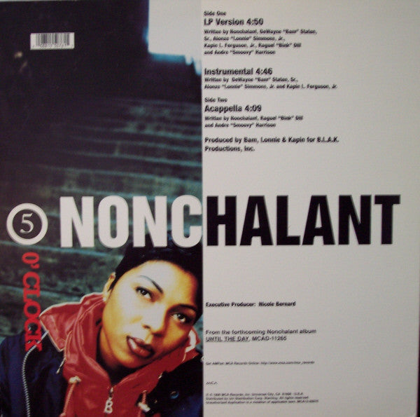 Nonchalant : 5 O'Clock (12")