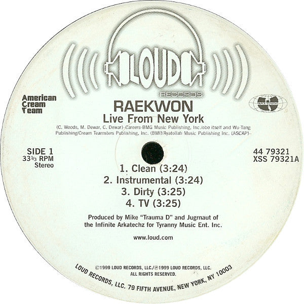 Raekwon : Live From New York / Power (12")