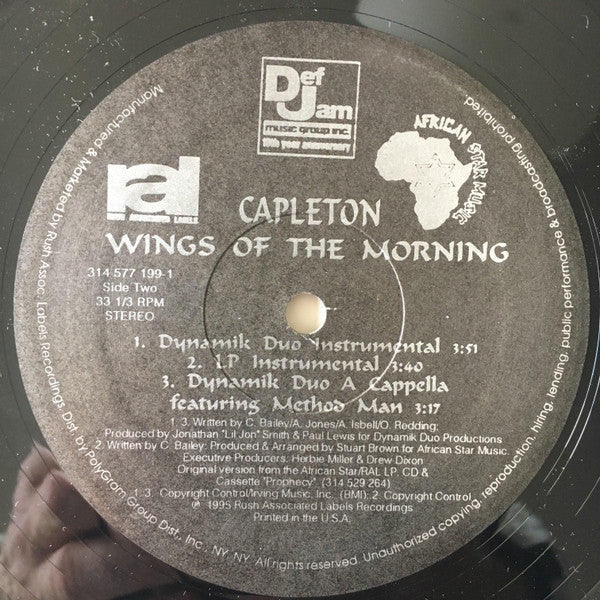 Capleton : Wings Of The Morning (12", Single)