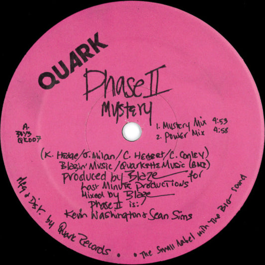Phase II : Mystery (12")