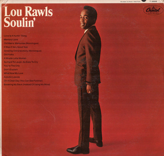 Lou Rawls : Soulin' (LP, Album, Mono, Scr)