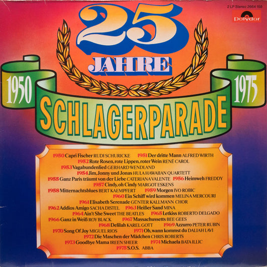 Various : 25 Jahre Schlagerparade 1950-1975 (2xLP, Comp, Gat)