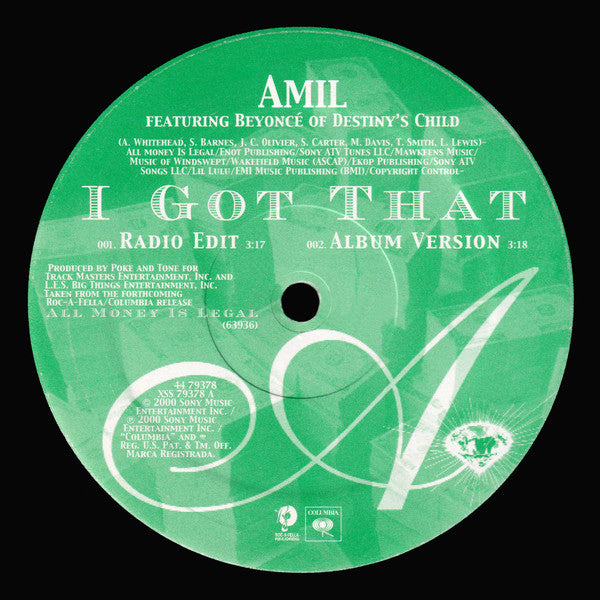 Amil : I Got That / 4 Da Fam (12")