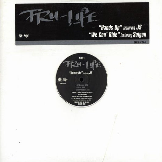 Tru-Life : Hands Up (12", Single, Promo)