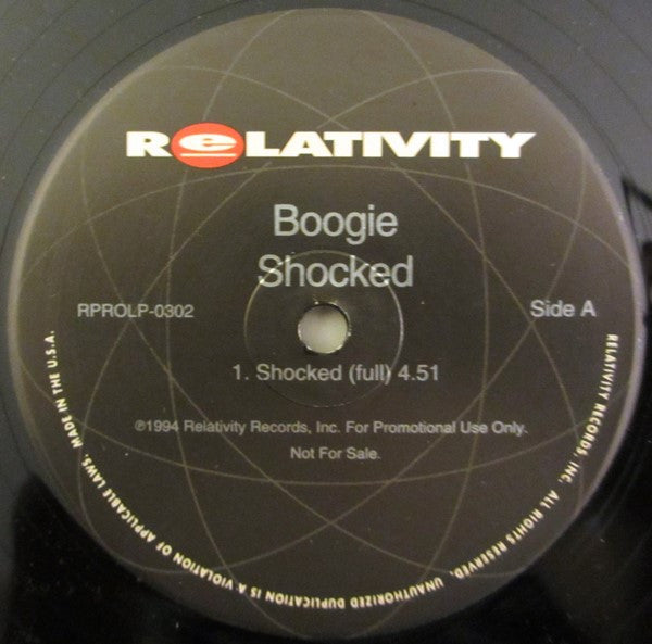 Boogie (3) : Shocked (12", Promo)