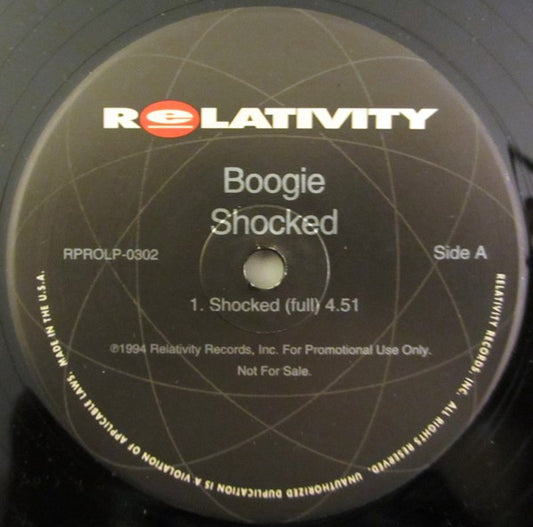 Boogie (3) : Shocked (12", Promo)