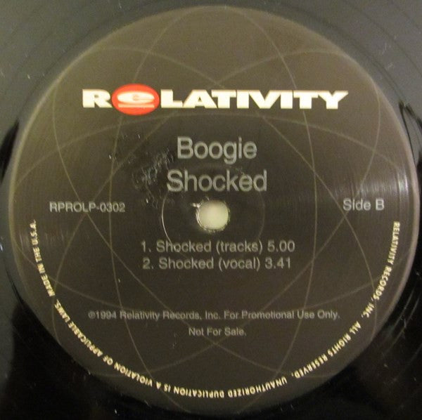 Boogie (3) : Shocked (12", Promo)