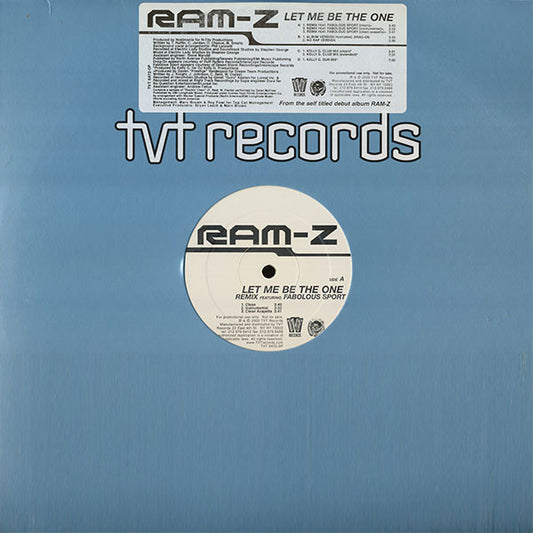 Ram-Z : Let Me Be The One (2x12", Single, Promo)