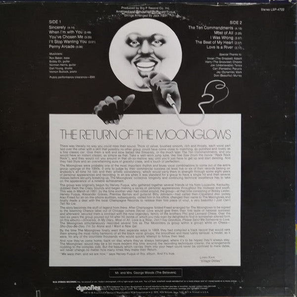 The Moonglows : The Return Of The Moonglows (LP, Album, Dyn)