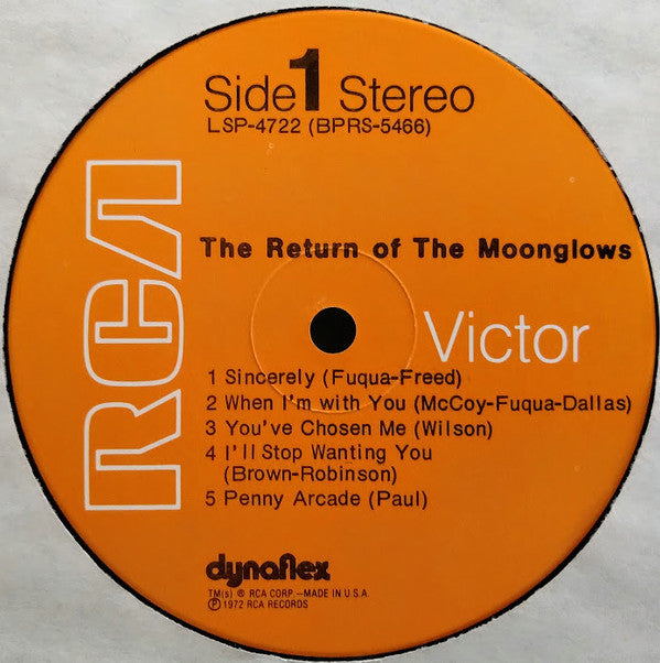 The Moonglows : The Return Of The Moonglows (LP, Album, Dyn)