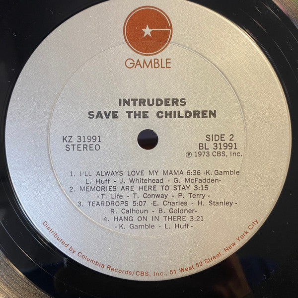 Intruders* : Save The Children (LP, Album, Pit)