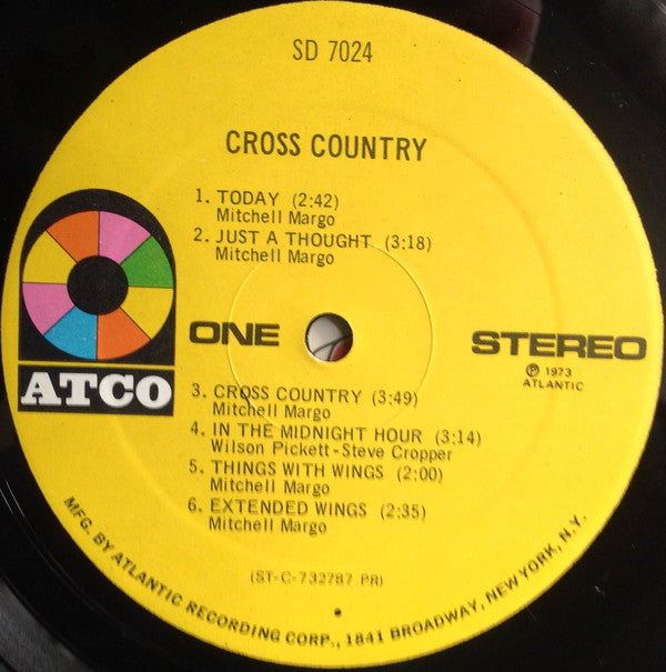 Cross Country : Cross Country (LP, Album, Pre)