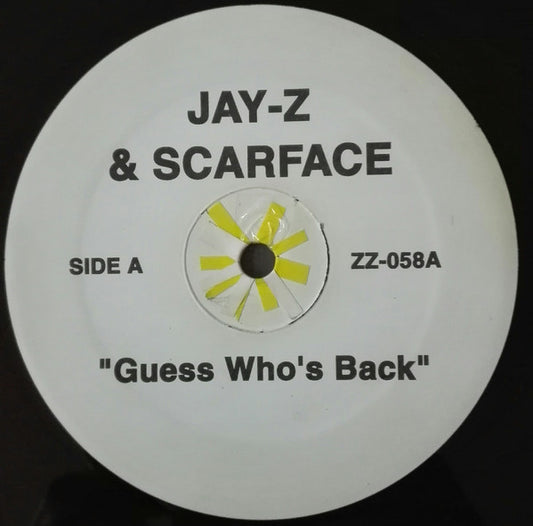 Jay-Z : Guess Whos Back (12", Unofficial, W/Lbl)