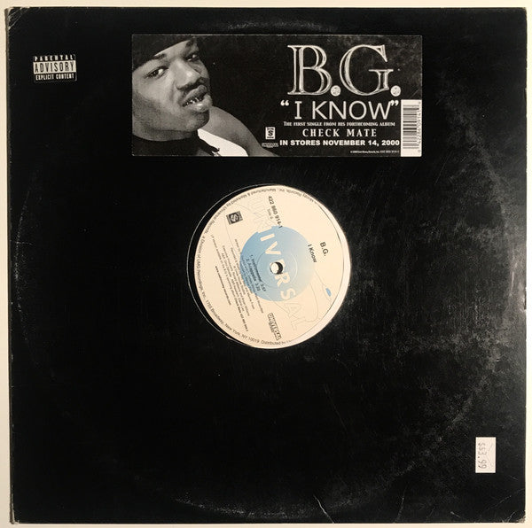 B.G. : I Know (12")