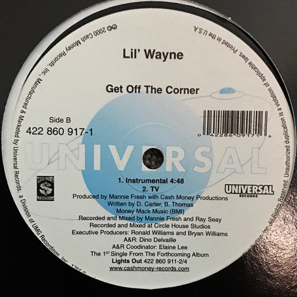 Lil Wayne : Get Off The Corner (12")