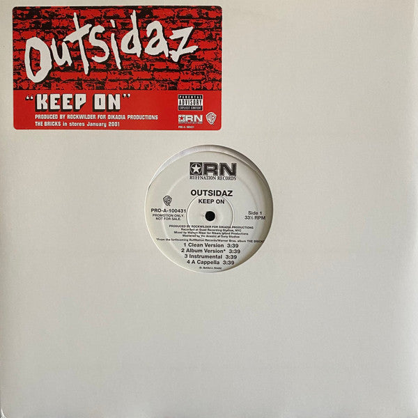 Outsidaz : Keep On /  Done In The Game (12", Promo)