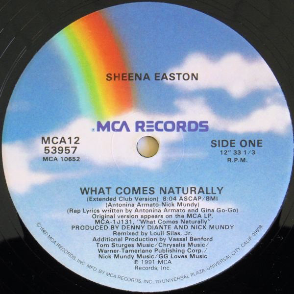 Sheena Easton : What Comes Naturally (12")