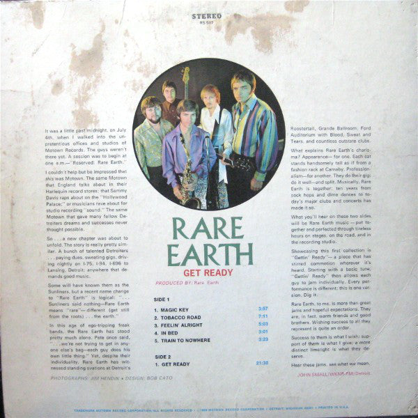 Rare Earth : Get Ready (LP, Album, Hol)