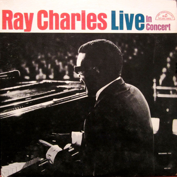 Ray Charles : Ray Charles Live In Concert (LP, Album, Mono)