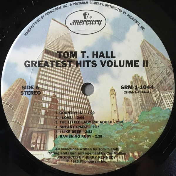 Tom T. Hall : Greatest Hits, Vol. 2 (LP, Comp, Ter)