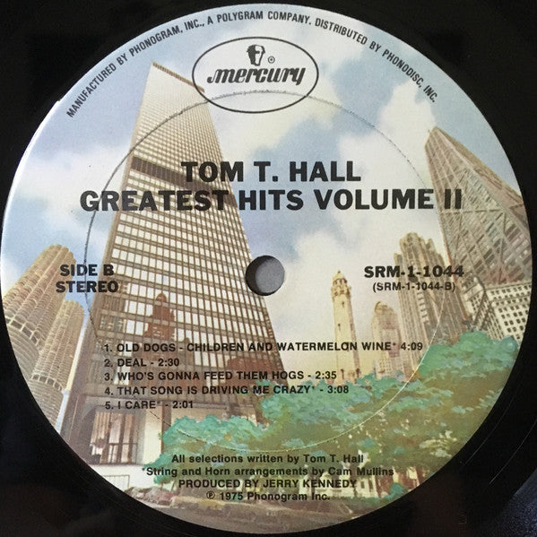 Tom T. Hall : Greatest Hits, Vol. 2 (LP, Comp, Ter)