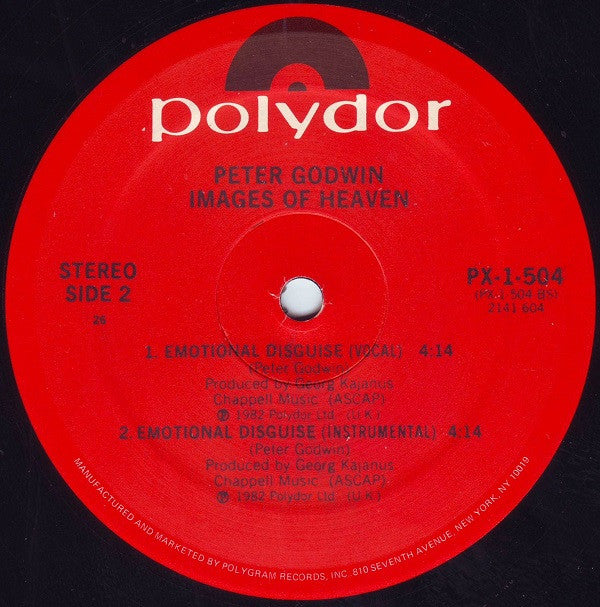 Peter Godwin : Images Of Heaven (12")