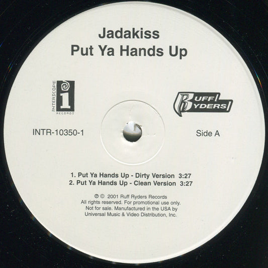 Jadakiss : Put Ya Hands Up (12", Promo)