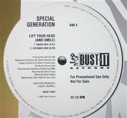 Special Generation : Lift Your Head (And Smile) (12", Promo)