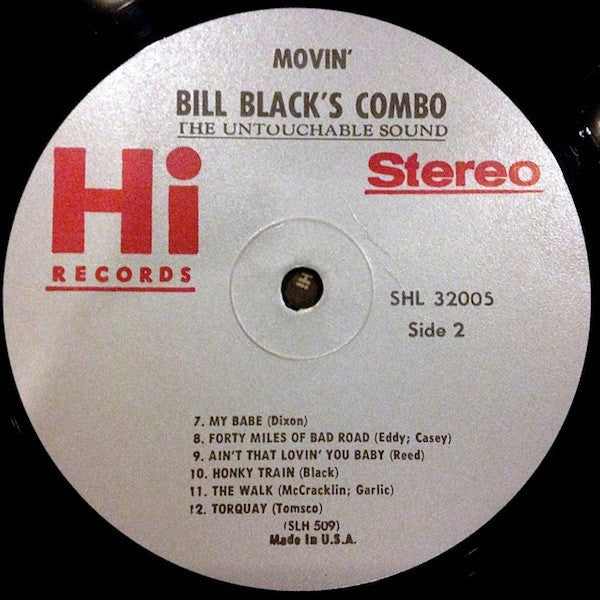 Bill Black's Combo : Movin' (LP)