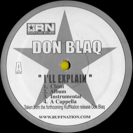 Don Blaq : I'll Explain / G Respect (12")