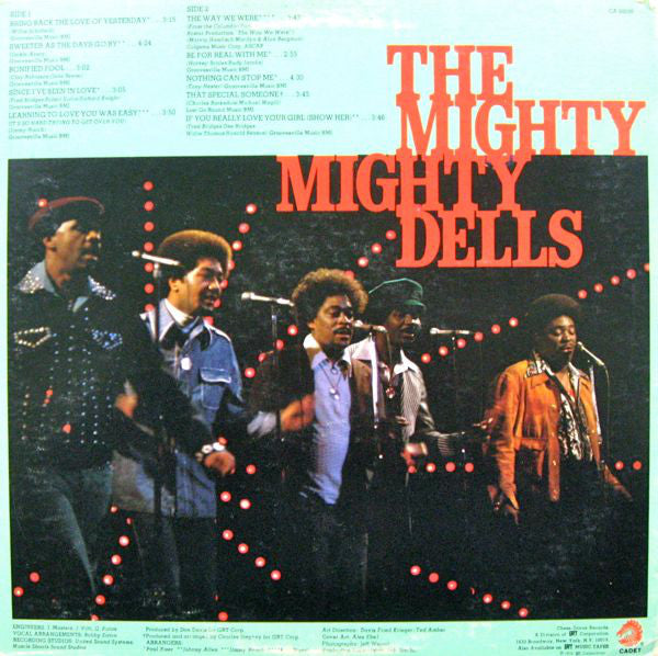 The Dells : The Mighty Mighty Dells (LP, Album, Pit)