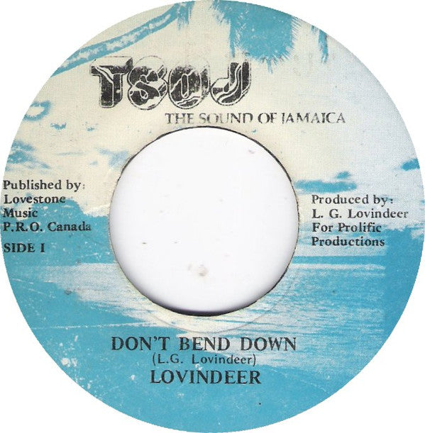 Lloyd Lovindeer : Don't Bend Down (7")