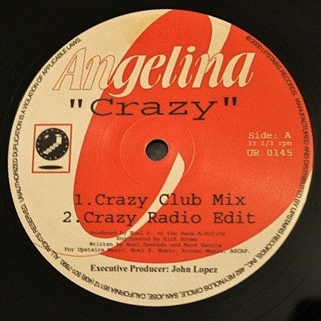 Angelina : Crazy (12")