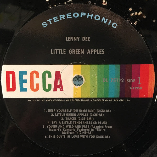 Lenny Dee (2) : Little Green Apples (LP)