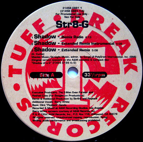 Str8-G : Shadow (12", Promo)