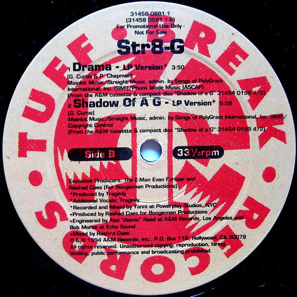 Str8-G : Shadow (12", Promo)