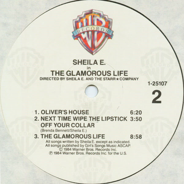 Sheila E. : In The Glamorous Life (LP, Album, Win)