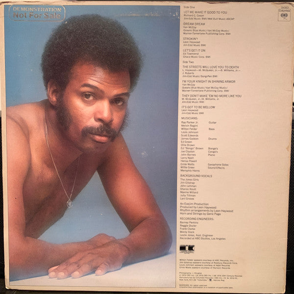 Leon Haywood : Intimate (LP, Album, Promo)