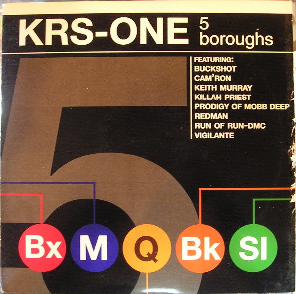 KRS-One : 5 Boroughs (12", Single)